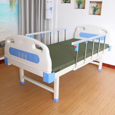 China Luxury Hospital Flat Bed Hospital Clinic Customization Flat Iron Patient Bed for sale