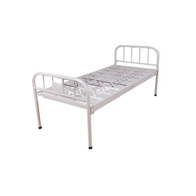 China Hospital Clinic CE and ISO Cheap Flat Nursing Medical Bed Iron Patient Examination Hospital Bed for sale