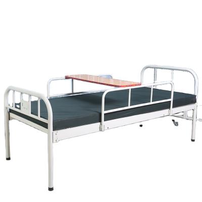 China Hospital Clinic High Quality Hospital-flat-Patient-Iron-Bed Flat Hospital Bed for sale