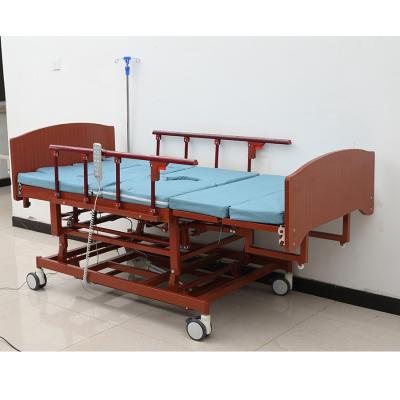 China Modern Medical Nursing China Factory Manual/Hospital Nursing Electric Bed With Electric Toilet/Potty Model Bed With Cranks for sale