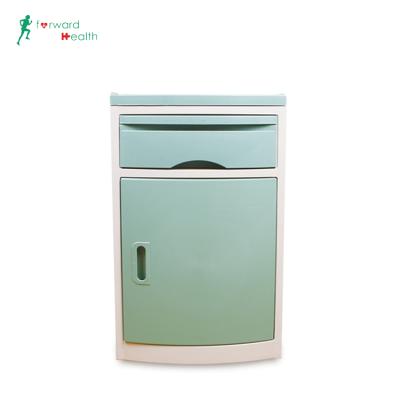 China ABS engineering plastic material. Detachable Type Hospital Furniture ABS Bedside Cabinet Bedside Detachable Locker With Casters for sale