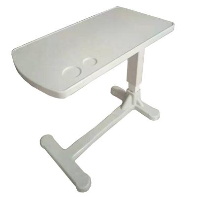 China Hospital furniture hot sale cheap mobile overbed table for hospital use for sale