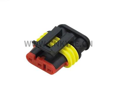 China KY 3 Pin Automobile Waterproof Female Tyco Replacement Connector 282087-1 for sale