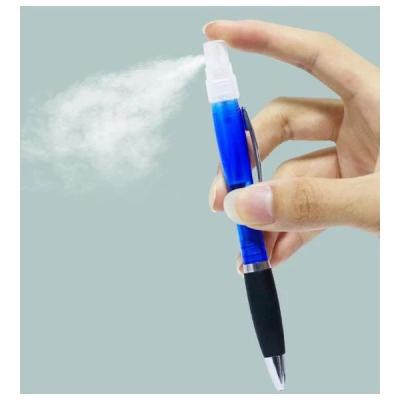 China 2021 Promotional Pen Mini Portable Multi Function Perfume Bottle Tip Pen Plastic Spray Ballpoint Pen With Alcohol for sale