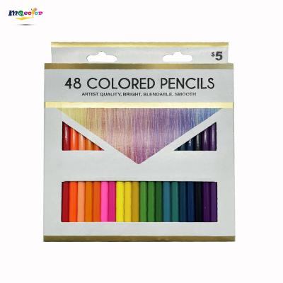 China Professional Artist Bottom Colored Wooden Pencil MQCOLOR 48pcs for sale