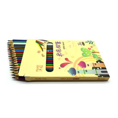 China High Quality 36Colouring Pencil In Soft Wood Set For Students Coloring And Drawing for sale