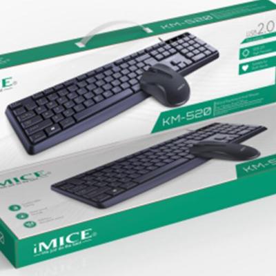 China Internet Keys Factory Wholesale Wired Membrane Keyboard And Mouse For Computer for sale