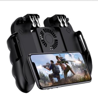 China Touch Buttons H9 Gamepad Fan Power Bank Gamepad Controller L1R1 Trigger Joystick Grip for sale