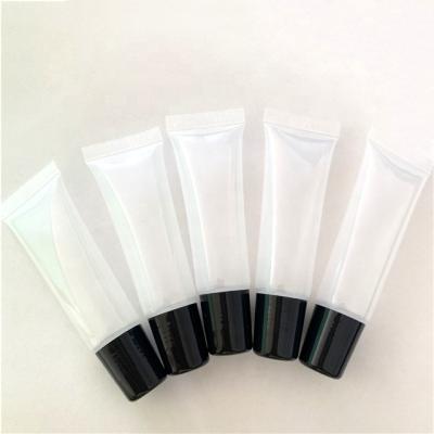 China Logo Empty Squeeze Lip Gloss Tubes Cosmetic Eco Friendly Custom Container for sale