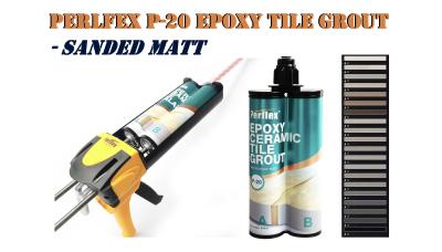 China P-20 Sand Matt Cartridge Epoxy Tile Grout Stain Resistance, Anti-mould, Easy to clean, colored, waterproof for sale