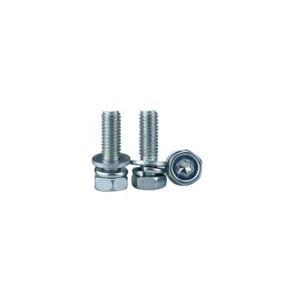 China HEX China Quality Fastener Supplier Hardware Tools Triple Hex Socket Combination Machine Screw For Bathroom for sale