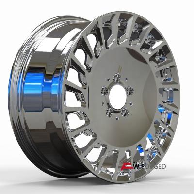 China ALLOY Custom Forged 5X112 Wheels FOR Mercedes Benz W221 W222 With Fully Polished for sale