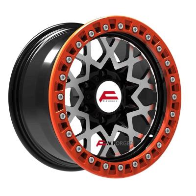 China ALLOY 17inch 18 inch 4x4 Off Road wheels for SUV 5x114.3 5x127 5x150 6x139.7 for sale