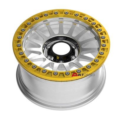 China ALLOY New Design 17inch 18 Inch 4x4 Off Road Wheels With Anti-Drop Plate for sale