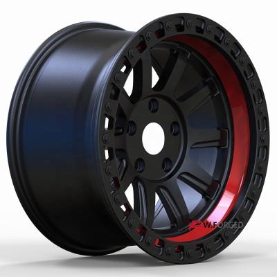 China ALLOY New Design 17inch 18 Inch 4x4 Off Road Wheels With Anti-Drop Plate for sale