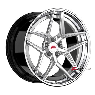 China Passanger Car Design 2 Piece 18 New 19 20 21 22 Inch Forged Rims 5x112 5x114.3 Wheel for sale