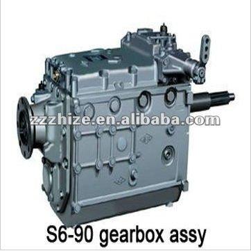 China High quality bus and truck bus parts S6-90 transmission gearbox assy for Yutong Higher Kinglong Zhongtong for sale