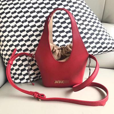 China Other High Quality Leather Handbag Fashion PU Bucket Lady Bags Travel Bag Simple Design Diagonal Shoulder Bag For Ladies for sale