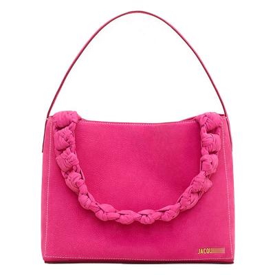 China High Quality Popular Fashion Ladies Handbags Girl's Bag Rose Red Fashion Trend Ladies PU Leather Shoulder Bag for sale