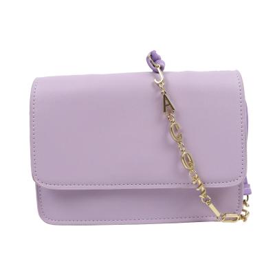 China 2021 Fashion Trend Small Jelly Bag PU Leather Shoulder Bag Ladies Messenger Small Classic Flip Chain Clutch Bag for sale