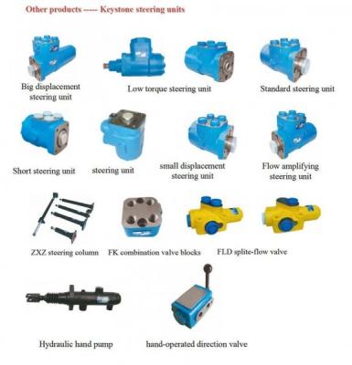 China Keystone Steering Units 80cc/R Eaton Orbit Motor 851 Rpm Hydraulic Pump for sale