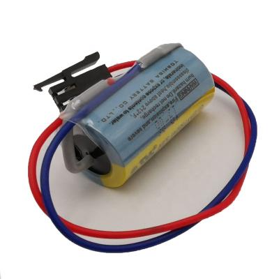 China Battery With Connector ER17330 3.6V MR-BAT Li Ion Electronic Charger With Connector Battery Lithium for sale