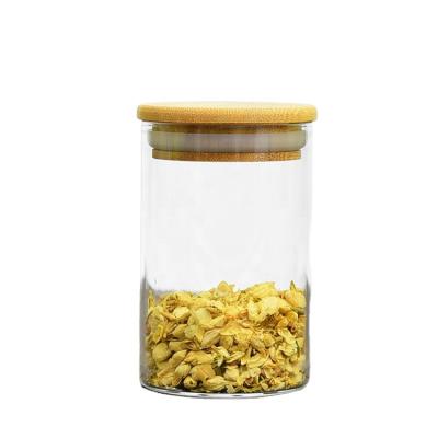 China Factory Supply Popular Top Quality Keep Freshness Round Storage Cheap Glass Jars for sale