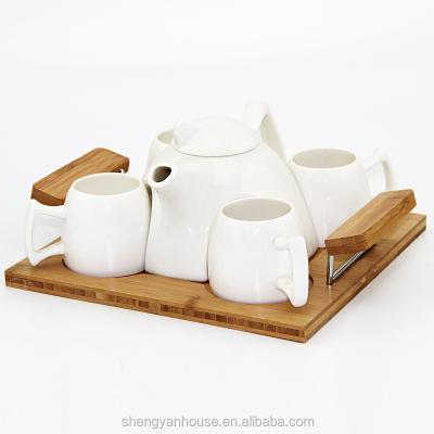 China Sustainable High Quality Ceramic Teapot Set for sale