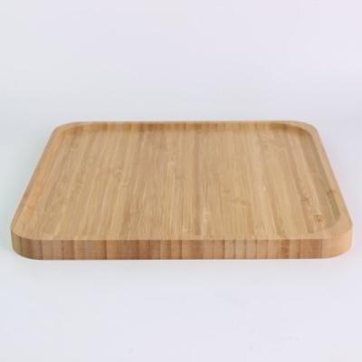 China Simple And Eco-Friendly Eco Friendly Food Tray Customized Dividing Tray Square Shape Bamboo Tray for sale