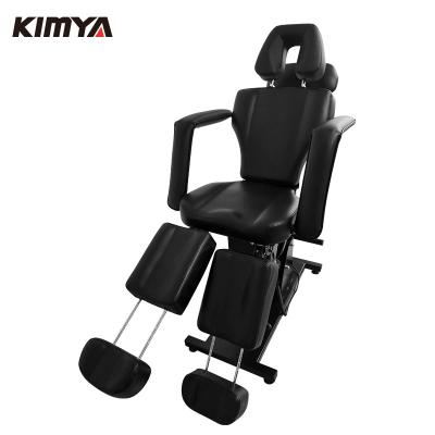 China Kimya Modern Luxury Beauty Contemporary Size Salon Cosmetology Adjustable Black Electric Tattoo Chair for sale