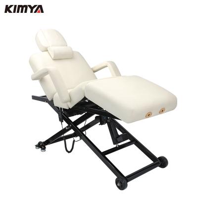 China Philippines Modern Comfortable Folding Beauty Care Bed Electric Facial Massage Table for sale