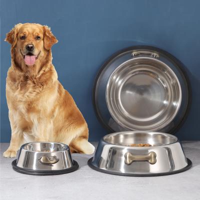 China Viable Pet Bowls New Design Pet Driver Metal Dog Bowl Dog Stainless Steel Nordic Fruit Bowl for sale