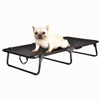 China Travel Dog Bed Cradle Mesh Bed Pet Rest Platform Portable Foldable Outdoor Indoor Breathable Cooling Beds For Beach Camping for sale