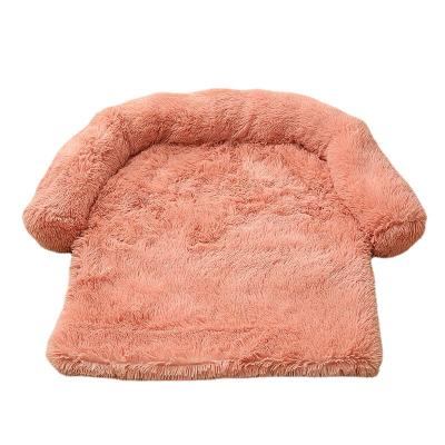 China Popular Dual Function Plush Kennel Plush Heating Blanket in Nest Pet Bed Dog Sofa Bed Pet Lengthened Mat for sale