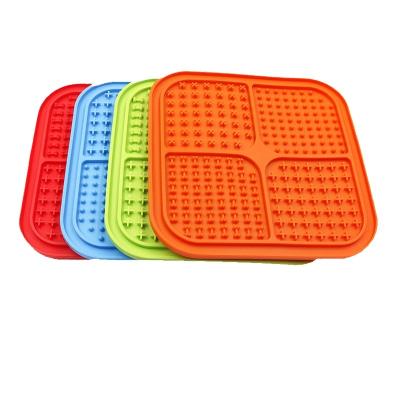 China Sustainable Dog Lick Mat Slow Feeder for dogs boredom and anxiety reducer fun alternative to a slow feed for sale