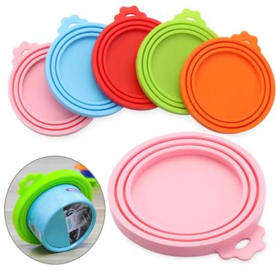 China Lid Cover Sustainable Silicone Canned Dog Food Storage for sale