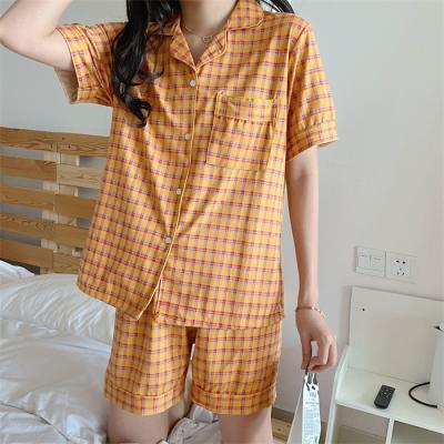 China Hot Sale Factory Price QUICK DRY Custom Printing Short Sleeve Casual Ladies Home Wear Most Popular Factory Direct Sales Women's Pajamas for sale