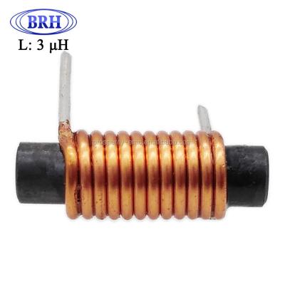 China Ferrite core+Wire+Sn Customize Wire Wound R5x20 Choke Coil Iron Core Inductor 3uH for sale