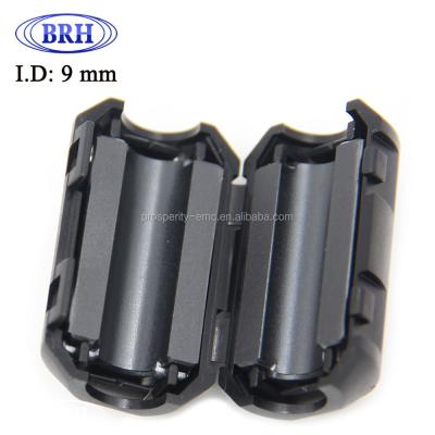 China Industrial Magnet Ferrite Ring Core IFR EMI Noise Suppressor Detachable Cable Clamp With Plastic Case for sale