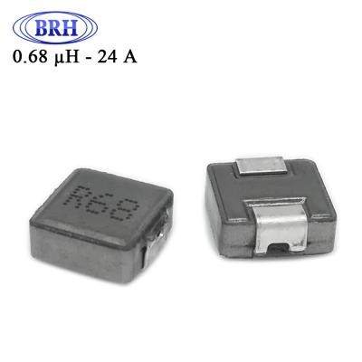 China Alloy powder 06030 size 24A smd high current power inductor 0.68uh for sale