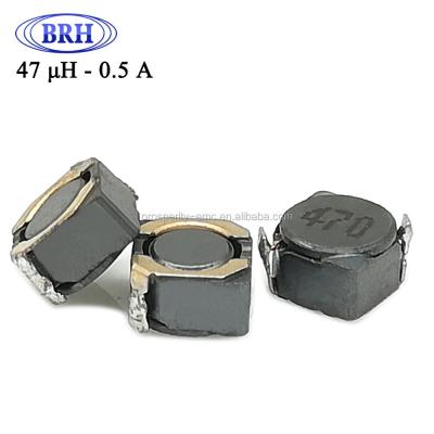 China Custom alloy powder high performance choke coil smd power inductor 47uh 4D28 0.5A for sale