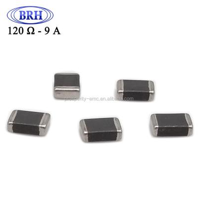 China Noise removal for mobile devices size 1812 120 ohm 9A SMD multilayer high frequency ferrite beads for power bank for sale