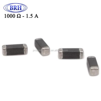 China Noise removal for mobile devices smd ferrite bead inductor 1806 large current size 1000ohm 1.5A for sale