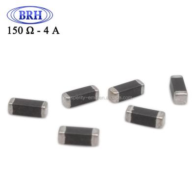 China Noise Removal for Mobile Devices 1806 Size 150ohm 4A Current Size Ferrite SMD Bead Inductor for sale