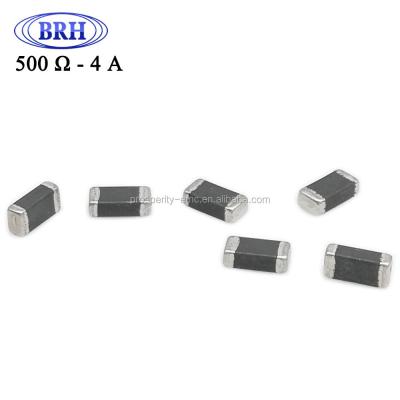 China Noise removal for mobile devices 1206 best price size 500ohm 4A current big chip inductor smd ferrite bead for sale