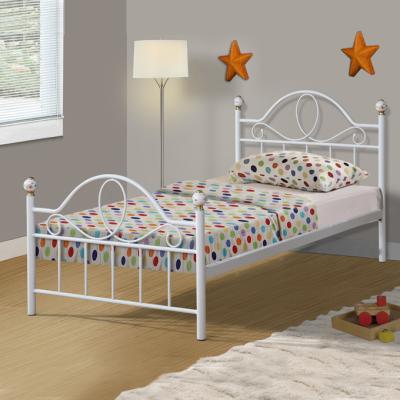 China Comfortable Cheap Modern Durable Metal Single Bed Bed Frame Wholesale for sale