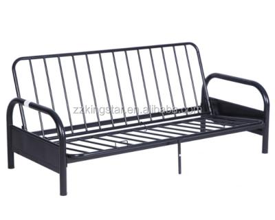 China Cheap Home Metal Foldable Sofa Bed 2 Sizes Dormitory Metal Folding Sofa Bed Available Frame for sale