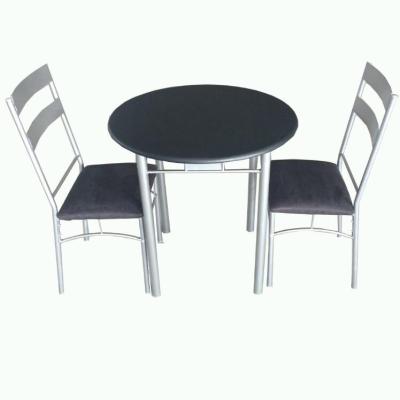 China Simple Simple Living Room Furniture 1 Set Of Table And 2 Chairs Dining Table for sale