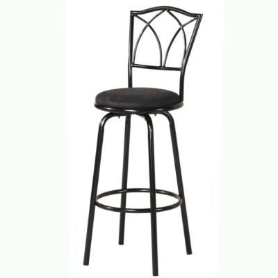 China Modern Design Metal Furniture Bar Chair Stool Durable Black Bar Stool for sale