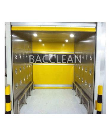 China Installed Customized Fast Roll Door Cargo Air Shower for sale